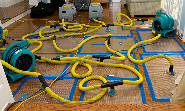 Professional Storm Water Damage Restoration technician working in Gillette, NJ